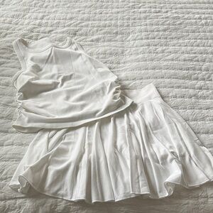 White Women's Skirt Set